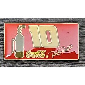 #10 RICKY RUDD PIN Coca-Cola NASCAR HAT PIN , TIE PIN 90’s